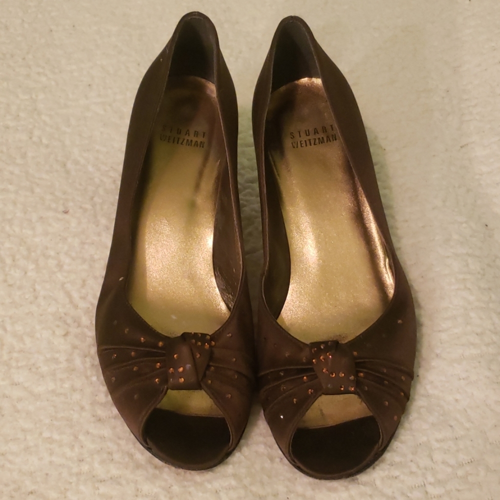 Stuart Weitzman Dress Pumps Swede Spikes